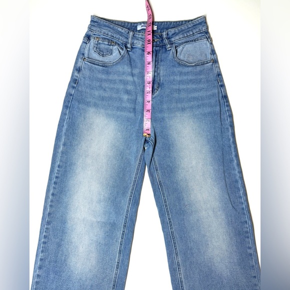 HDLTE Women's Wide Leg Baggy Jeans Size- XS - Picture 4 of 10